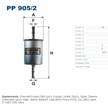 PP 850 FILTRON Фильтр топливный AUDI/VOLVO/VW (B3W001PR)